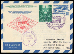 1950, Österreich, PU , Brief - Mechanische Stempel