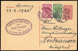 1919, Österreich, P 239 U.a., Brief - Mechanische Stempel