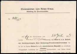 1917, Österreich, ROTES KREUZ - Oblitérations Mécaniques