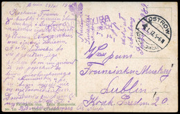 1917, Österreich, Brief - Mechanische Stempel