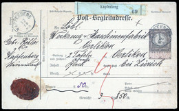 1885, Österreich, Brief - Mechanische Stempel