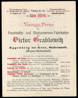 1893, Österreich - Mechanische Afstempelingen