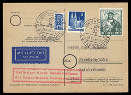 1949, Bizone, 103 U.a., Brief - Lettres & Documents