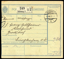 1917, Österreich, Brief - Mechanische Stempel