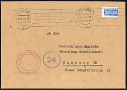 1949, Bizone Zwangszuschlagsmarken, 2, Brief - Lettres & Documents