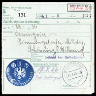 1946, Österreich, Brief - Mechanische Stempel