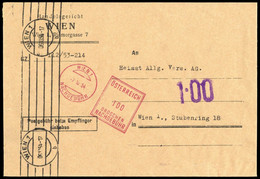 1954, Österreich, Brief - Machine Postmarks