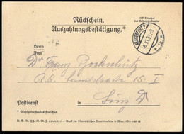 1933, Österreich, Brief - Machine Postmarks