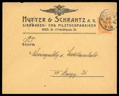 1906, Österreich, PU, Brief - Oblitérations Mécaniques