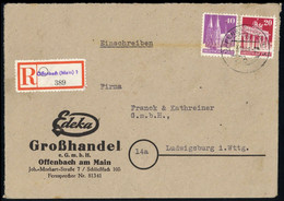 1948, Bizone, 85 Wg + 90 Wg, Brief - Lettres & Documents