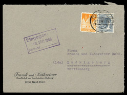 1948, Bizone, 40 I + 78 Wg, Brief - Lettres & Documents