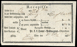 1816, Österreich, Brief - Machine Postmarks