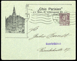 1910, Österreich, PU, Brief - Machine Postmarks