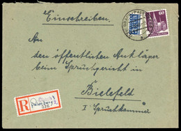 1948, Bizone, 93 Wg, Brief - Lettres & Documents