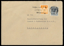 1948, Bizone, 40 I + 78 Wg, Brief - Briefe U. Dokumente