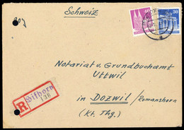 1948, Bizone, 89 Eg + 90 Eg, Brief - Briefe U. Dokumente