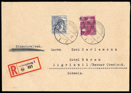 1948, Bizone, 50 II + 47 II, Brief - Briefe U. Dokumente