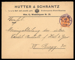 1906, Österreich, PU, Brief - Oblitérations Mécaniques