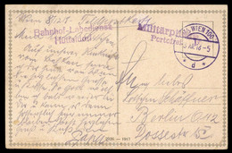 1918, Österreich, Brief - Machine Postmarks