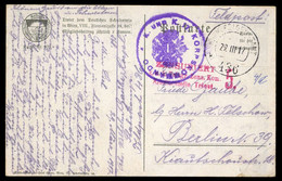 1917, Österreich, Brief - Machine Postmarks