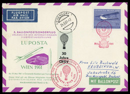 1961, Österreich, Palmer 5 A Type 3, Brief - Machine Postmarks