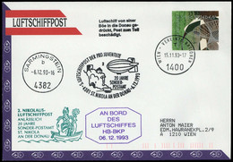 1993, Österreich, Palmer, LU 5 UNO, Brief - Machine Postmarks