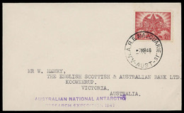 1948, Australische Gebiete In Der Antarktis, Brief - Otros & Sin Clasificación