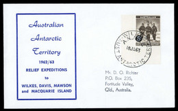 1963, Australische Gebiete In Der Antarktis, Brief - Otros & Sin Clasificación
