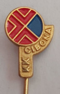 BASKETBALL - KK CIBONA Zagreb  CROATIA  PINS BADGES P4/6 - Basketball