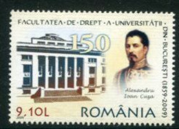 ROMANIA 2009 Faculty Of Jurisprudence, Bucharest University MNH / **.  Michel 6402 - Nuovi