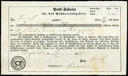 1855, Altdeutschland Thurn Und Taxis, Brief - Briefe U. Dokumente