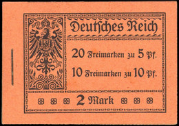 1913, Deutsches Reich, MH 5.18 A, ** - Markenheftchen