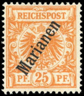 1900, Deutsche Kolonien Marianen, 5 II, * - Isole Marianne