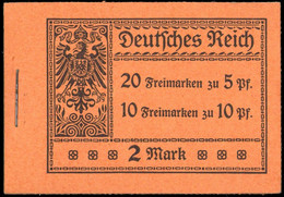 1913, Deutsches Reich, MH 5.19 A, ** - Postzegelboekjes