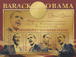 Bequia 2009 President Obama   Souvenir Sheet MNH/** (H63) - Andere