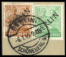 1948, Berlin, 9+16, Briefst. - Other & Unclassified