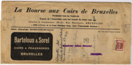 150 Houyoux 3c De Bruxelles 1927 Sur Document - Typo Precancels 1922-31 (Houyoux)