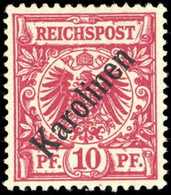 1899, Deutsche Kolonien Karolinen, 3 I, * - Karolinen