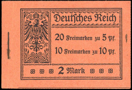 1913, Deutsches Reich, MH 5.9 A, ** - Postzegelboekjes