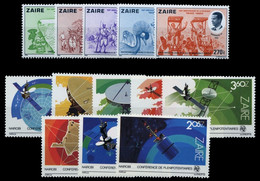 1980, Zaire, 689-93 U.a., ** - Autres & Non Classés
