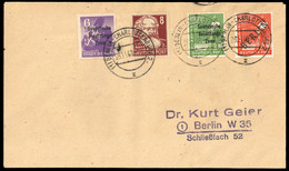 1948, Berlin, 3 U.a., Brief - Autres & Non Classés