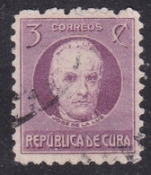Cuba, 1917/18 - 3c José De La Luz Caballero - Nr.267 Usato° - Oblitérés
