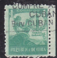 Cuba, 1939 - 1c Ciboney Indian And Cigar - Nr.356 Usato° - Oblitérés