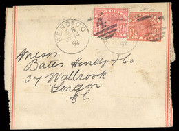 1887, Victoria, S 15 C, Brief - Ohne Zuordnung