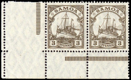 1915, Deutsche Kolonien Samoa, 20 L Ecke, ** - Samoa