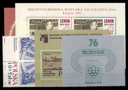1963, Polen, Bl. 30 U.a., ** - Autres & Non Classés