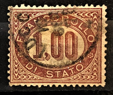 ITALY / ITALIA 1875 - Canceled - Sc# O5 - Official 1,00 - Dienstmarken