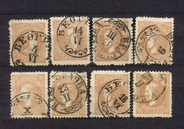 SERBIA - Lot Of Stamps 10 Para With Nice Cancels. - Servië
