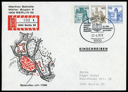 1978, Berlin, PU 112, Brief - Sonstige & Ohne Zuordnung