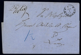 1868, Altdeutschland Thurn Und Taxis, Brief - Storia Postale